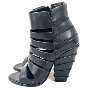 Camilla Skovgaard Black Caged Heels - Size 36